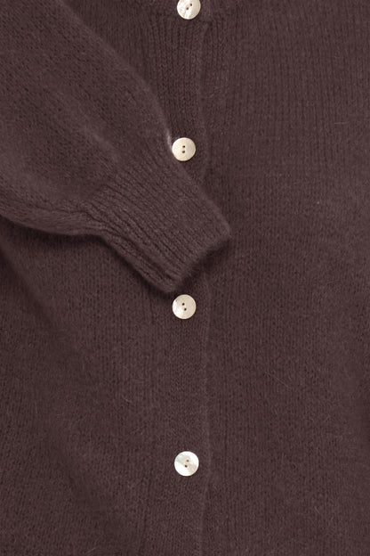 Sbgulvig Knit Cardigan Chocolate Torte