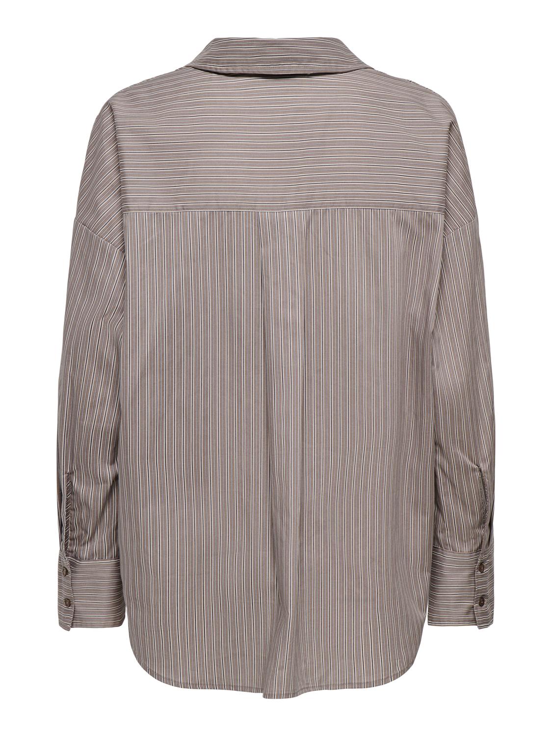 Onloregon Nano Ls Shirt Wvn Beige