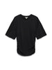 Awnavaro 2/4 O-Neck Top Noos Sort