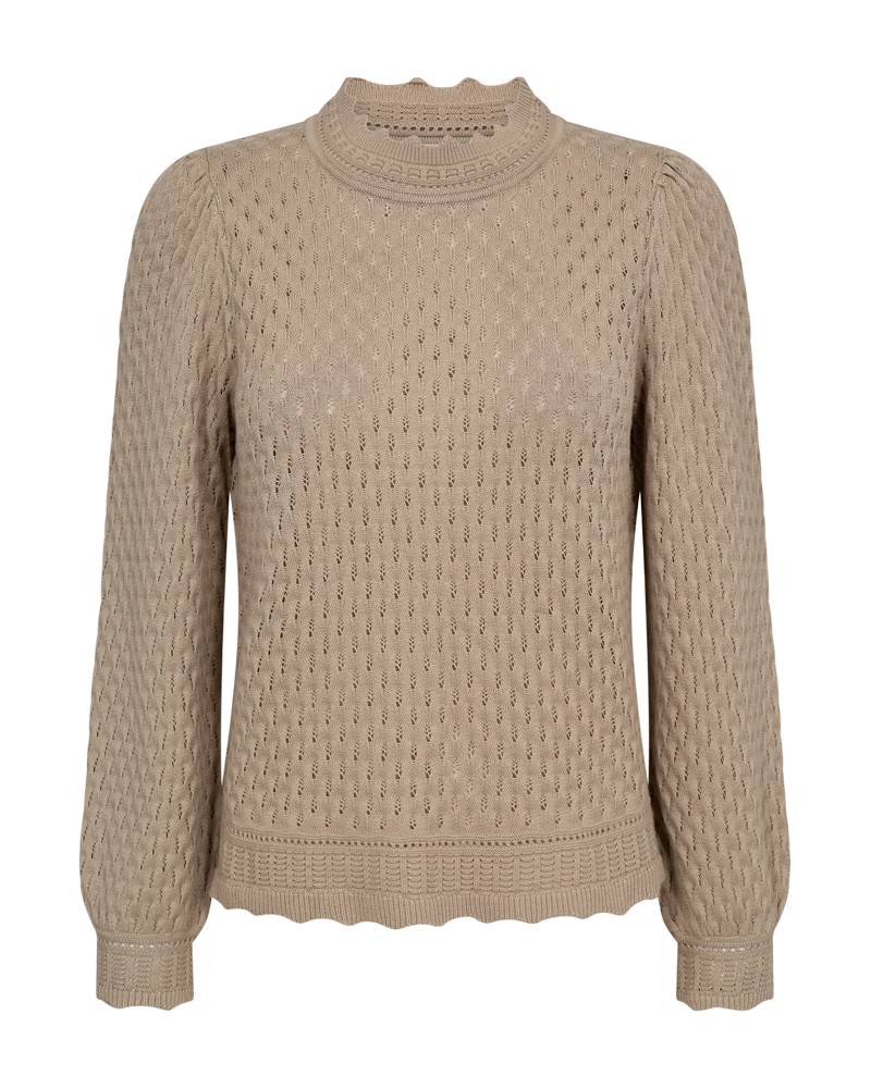 FQGINA-PULLOVER Simply Taupe