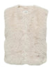 Jdyora Faux Fur Waistcoat Otw Sie Lysegrå