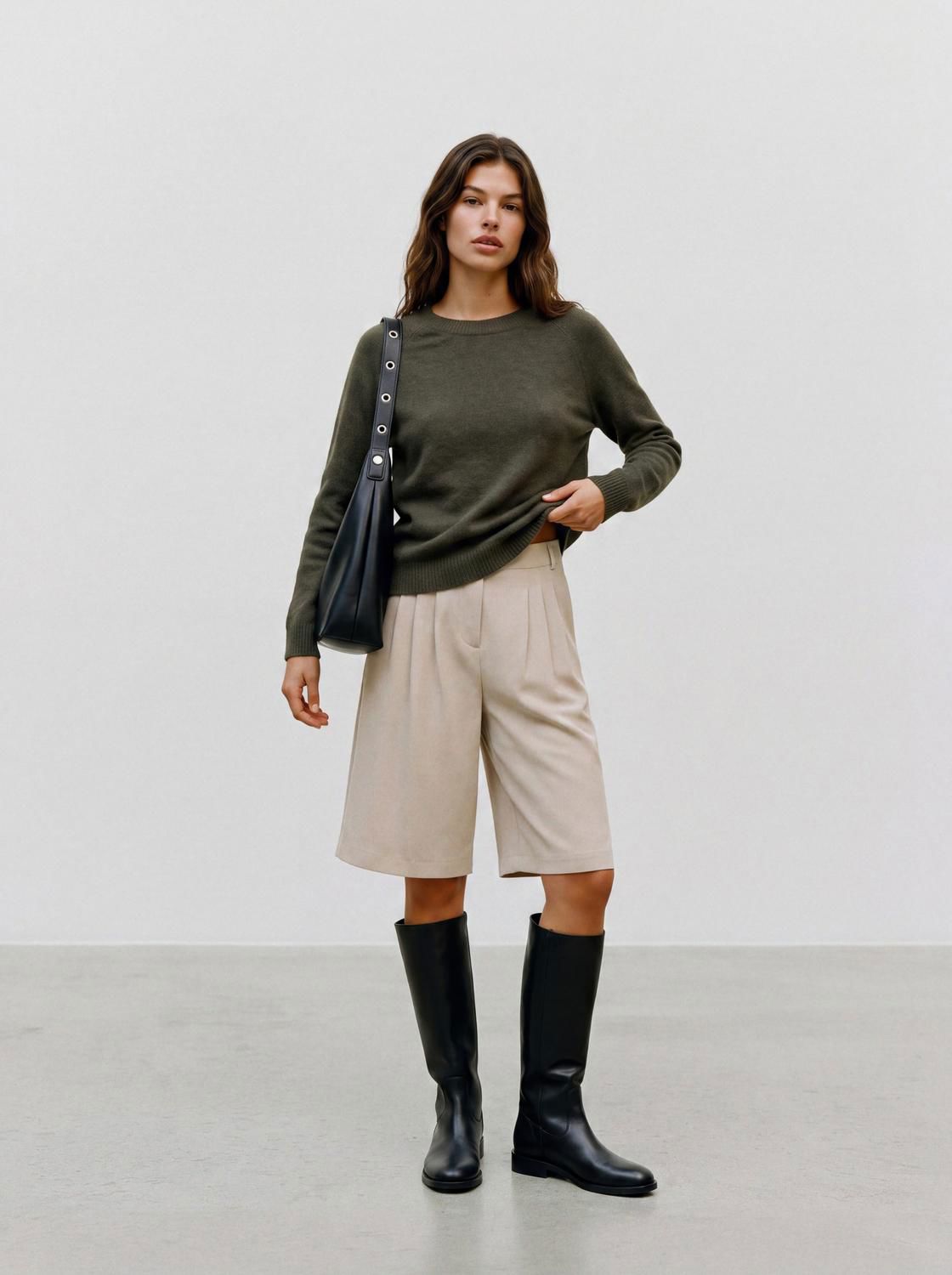Vmdoffy Ls O-Neck Blouse Ga Noos Grønn