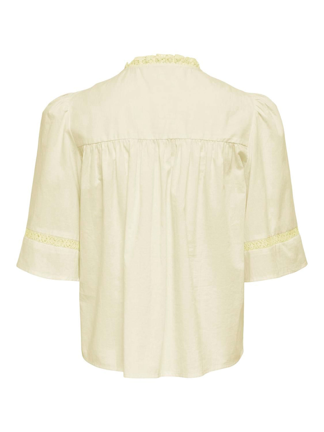 Jdyjulie 2/4 Lace Detail Top Wvn Exp Gul