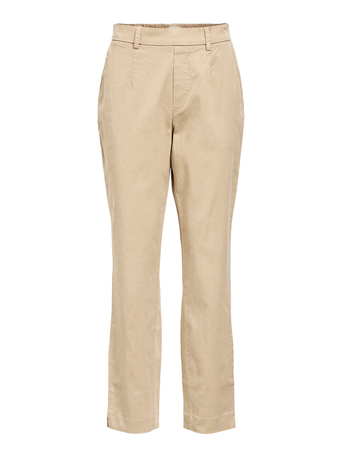 OBJMIA RE CHINO HW PANT NOOS Beige