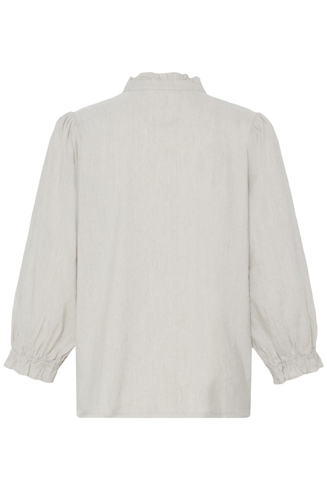 Pzluca Frill Blouse Beige