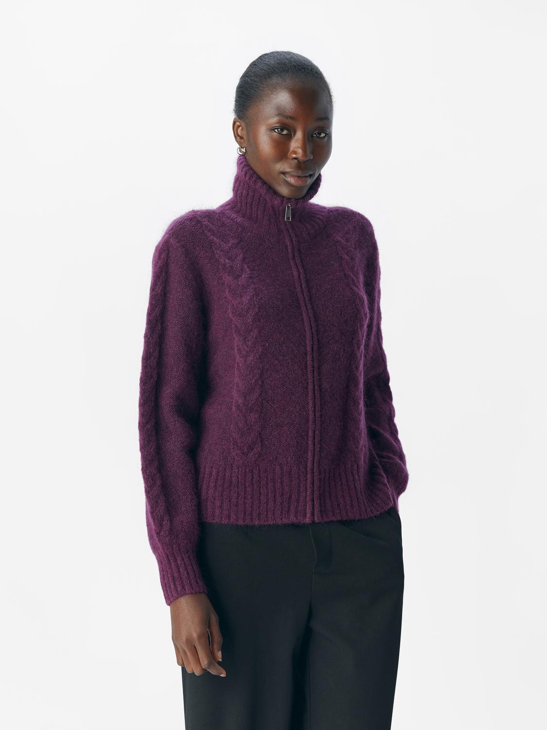 Objnete Lo Knit Cardigan Noos Lilla