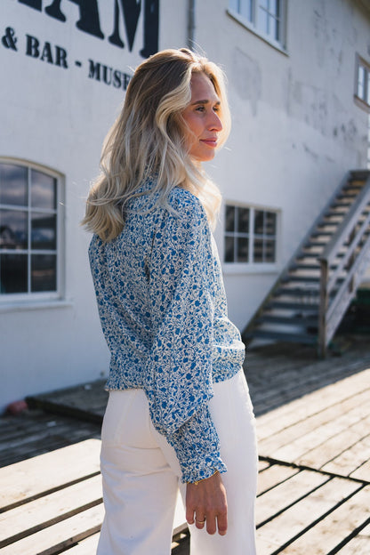 Rausastrid Shirt Aop Blå