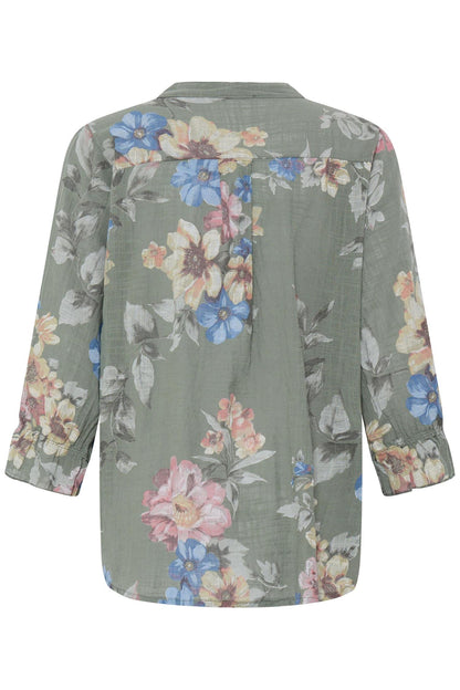 Sbxalexa G Afl Blouse Grønn