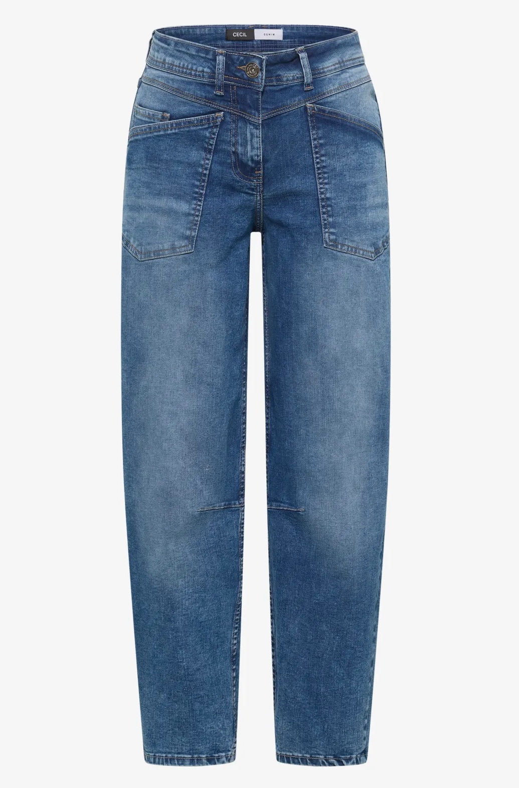 Scarlett barrel Medium Blue Denim