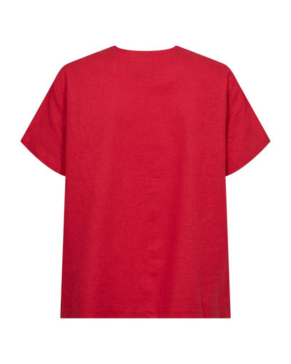 Fqlava-Shirt Rød