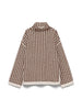 Vmcomo Ls Funnelneck Pullover Prm Grå
