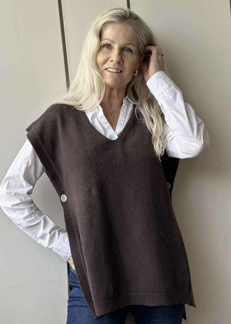ISA VEST Brun