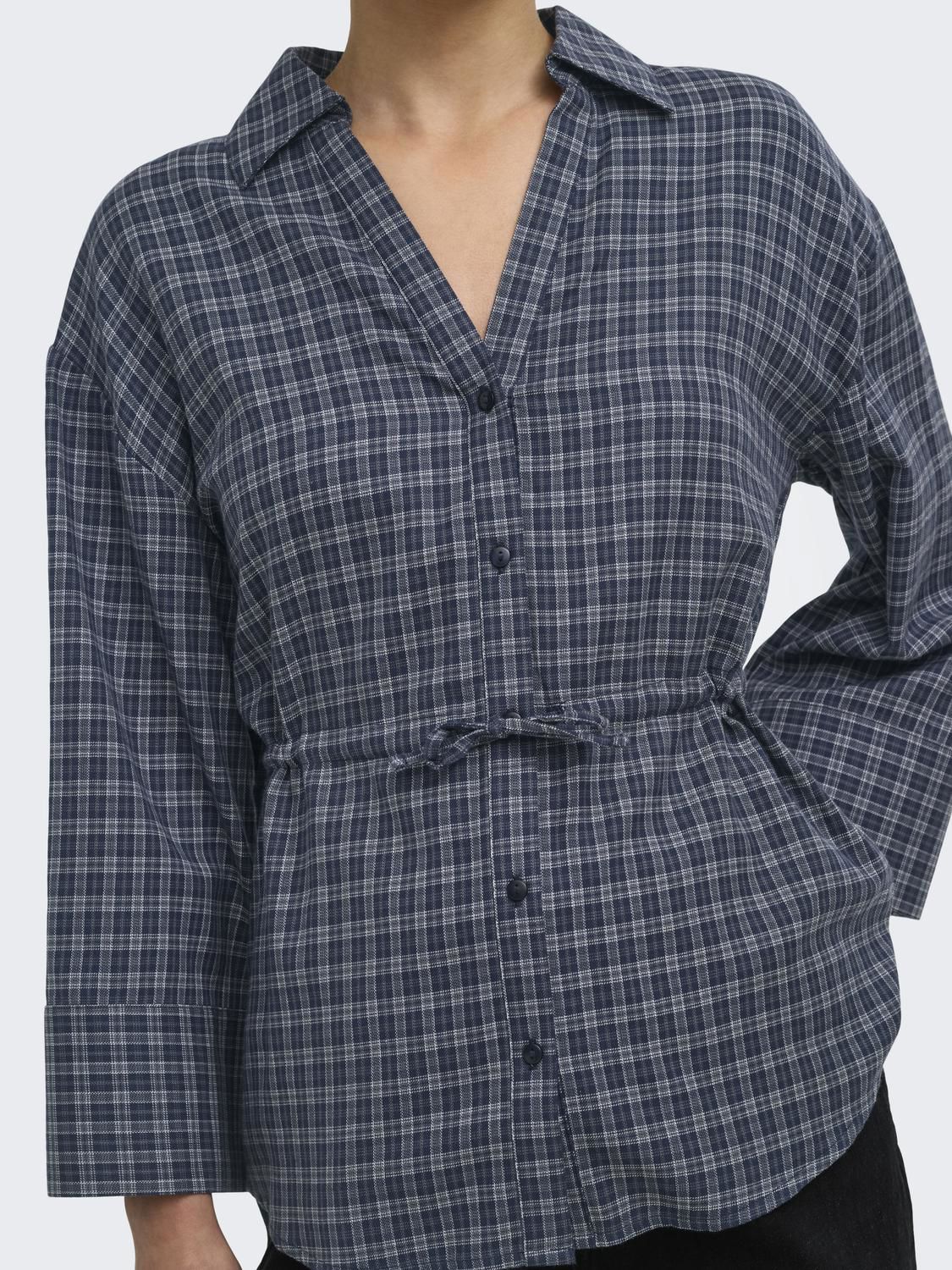 Jdyrikka 7/8 Tunnel Shirt Wvn Blå