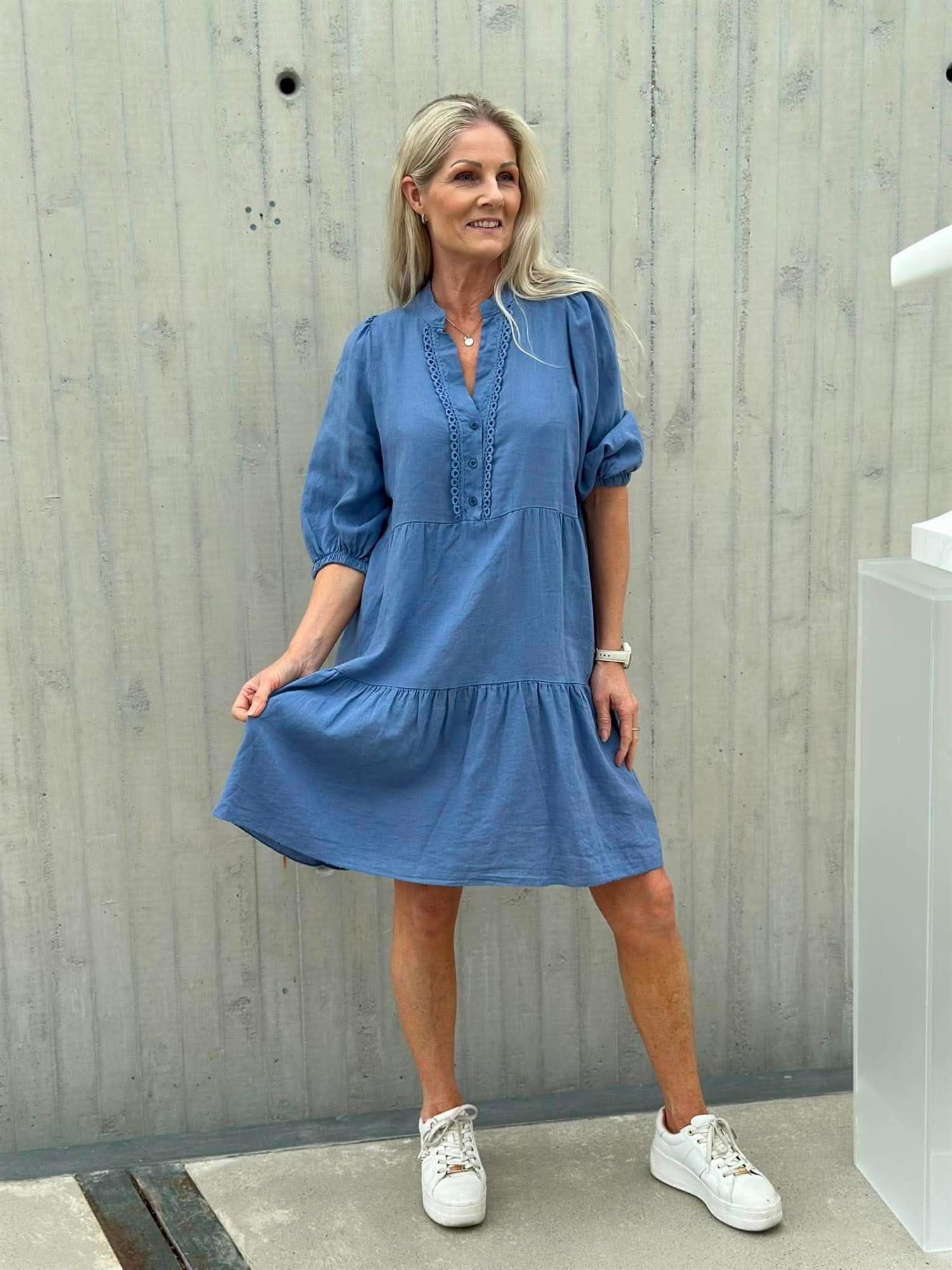 Pia linkjole Jeansblå