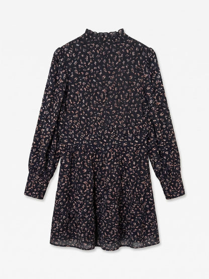 Awnoelle Ls High Neck Short Dress Sort