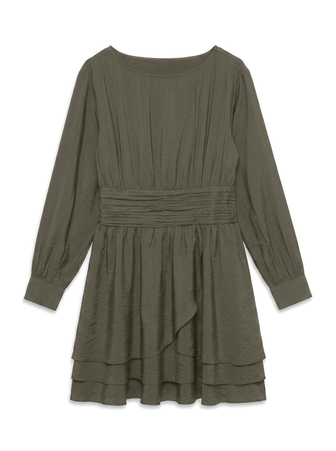 Vmmacey Lise Ls Short Dress Wvn Exp Grønn