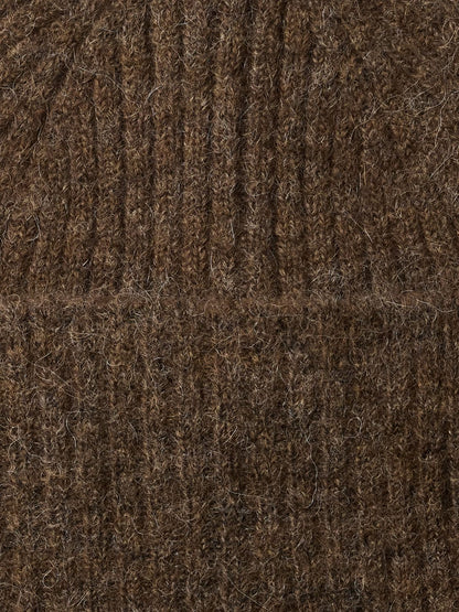 Slwlulu Wool Blend Knit Beanie Noos Brun
