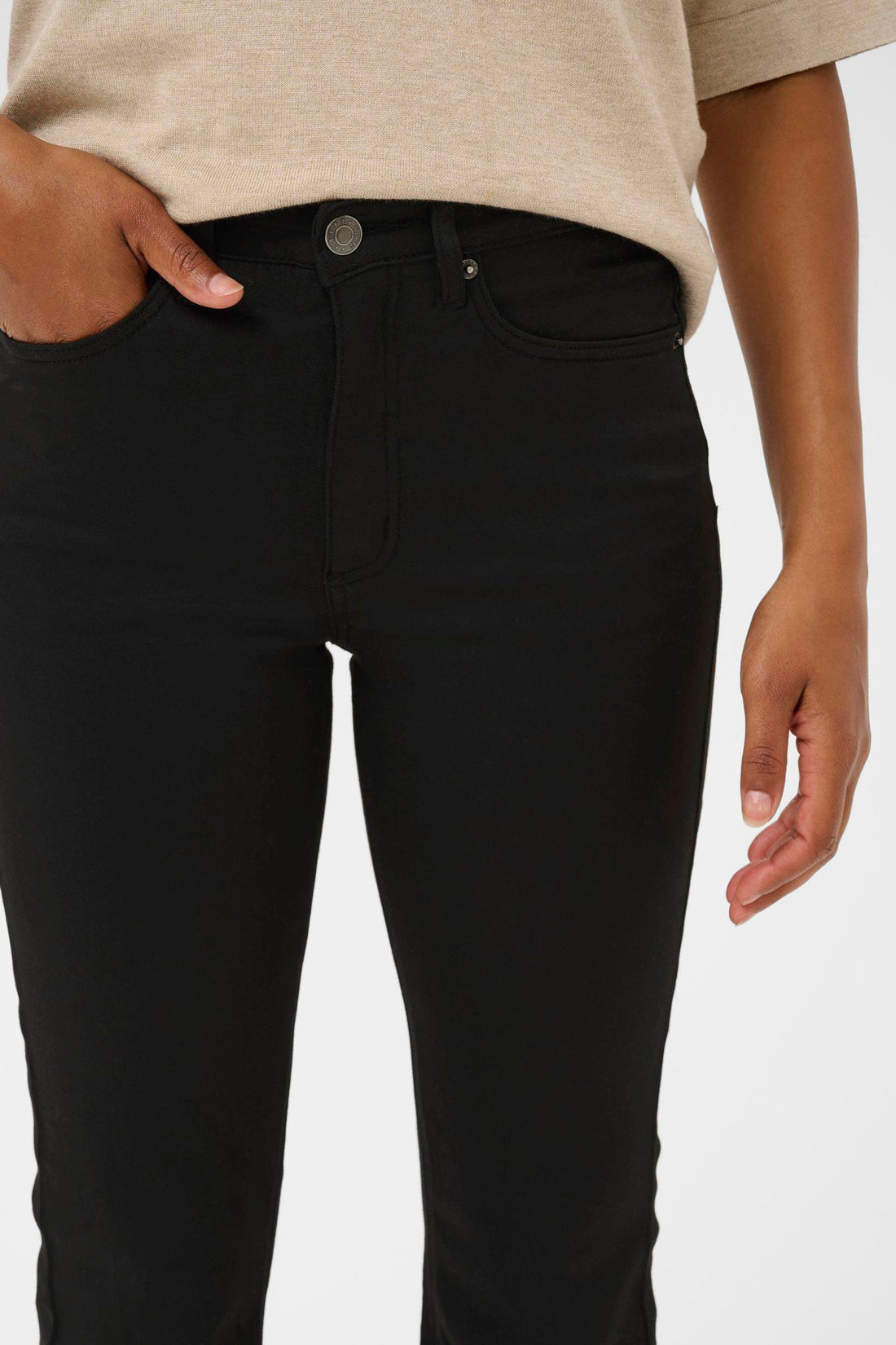 Kaforest Hw Slim Fit Jeans Sort