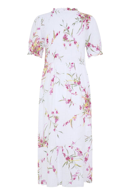 Sbalexa G Long Flo Dress Hvit