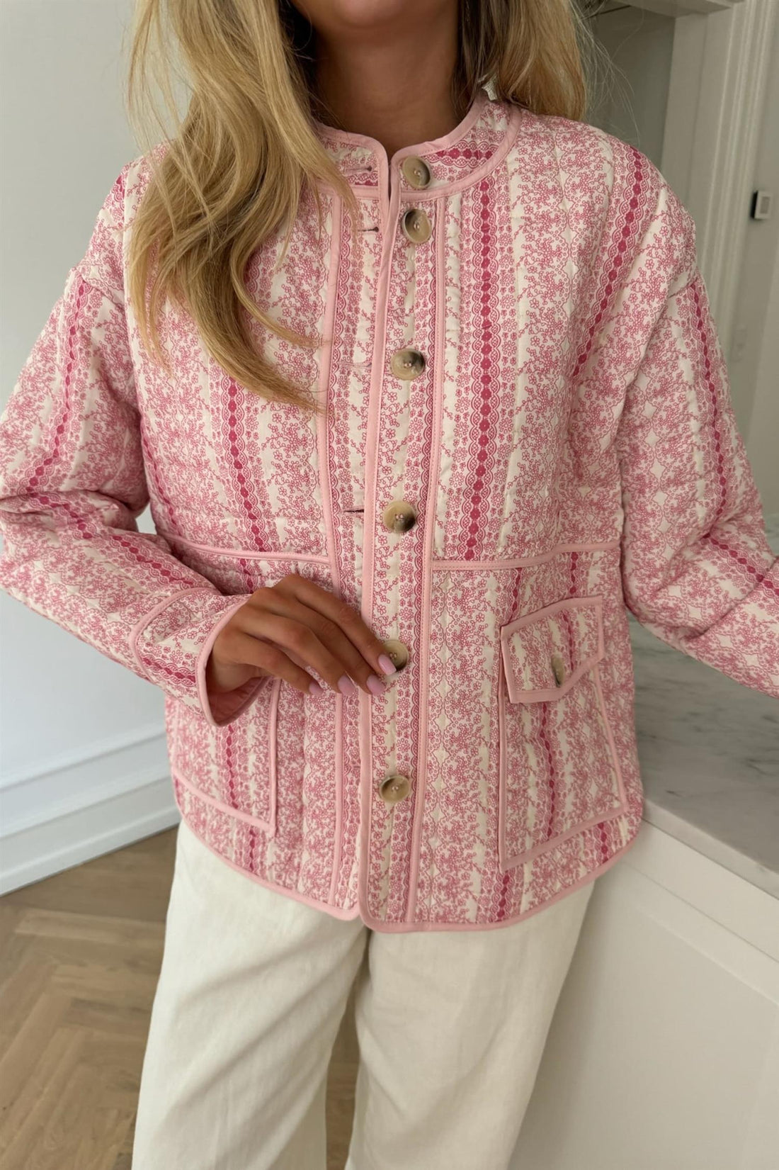 EmmyIC Quilted Jacket Rosa