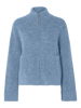 SLFSIA RAS LS KNIT ZIPPER CARDIGAN NOOS Endless Sky