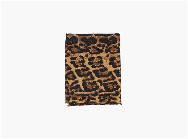 MANZINI Leopard Scarf Brun