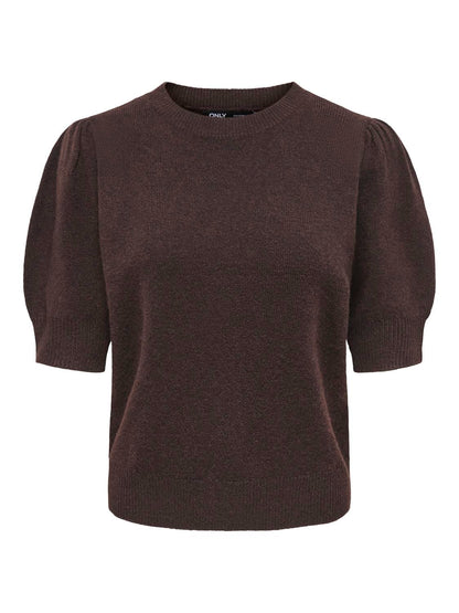 Onlrica 2/4 Pullover Knt Noos Brun