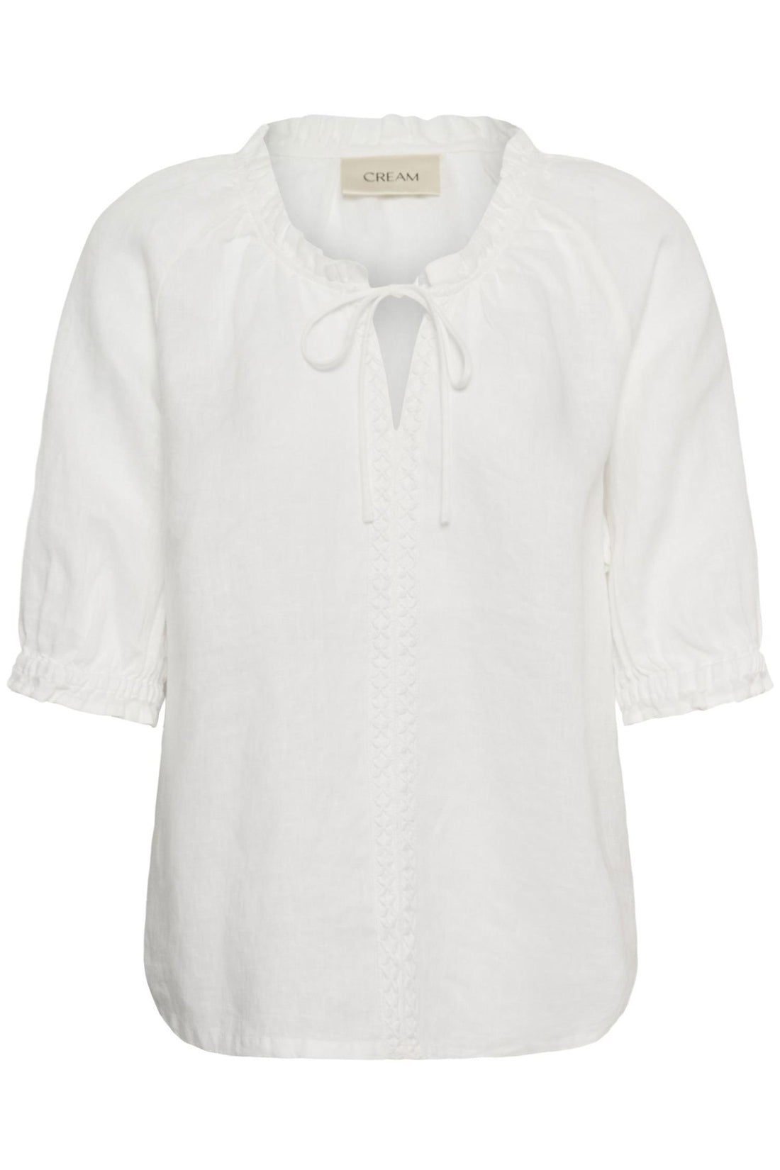 Crbellis Lace Blouse Hvit