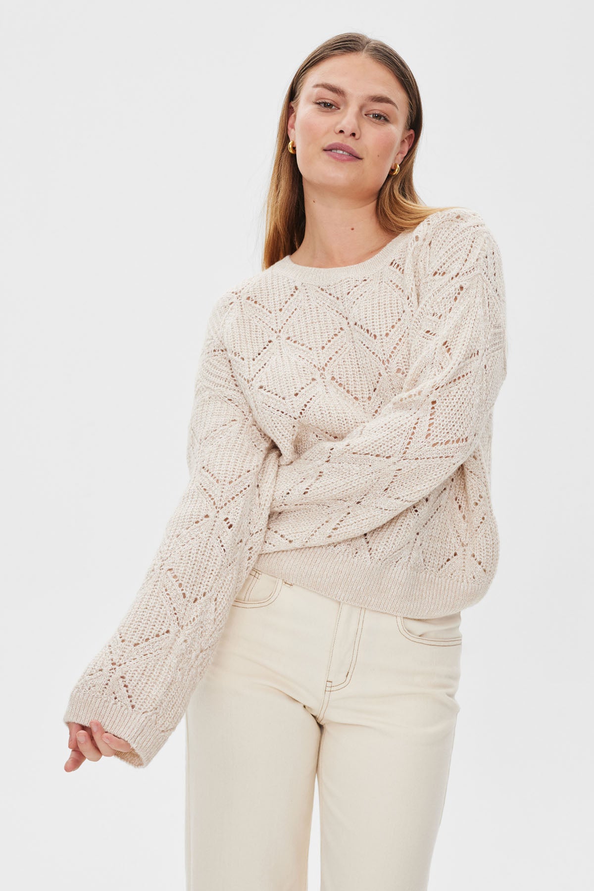 FQJAZZ-PULLOVER Lys Beige