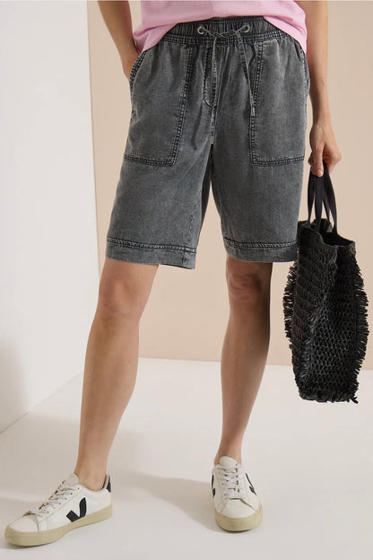 NEELE SHORTS  TENCEL Grå