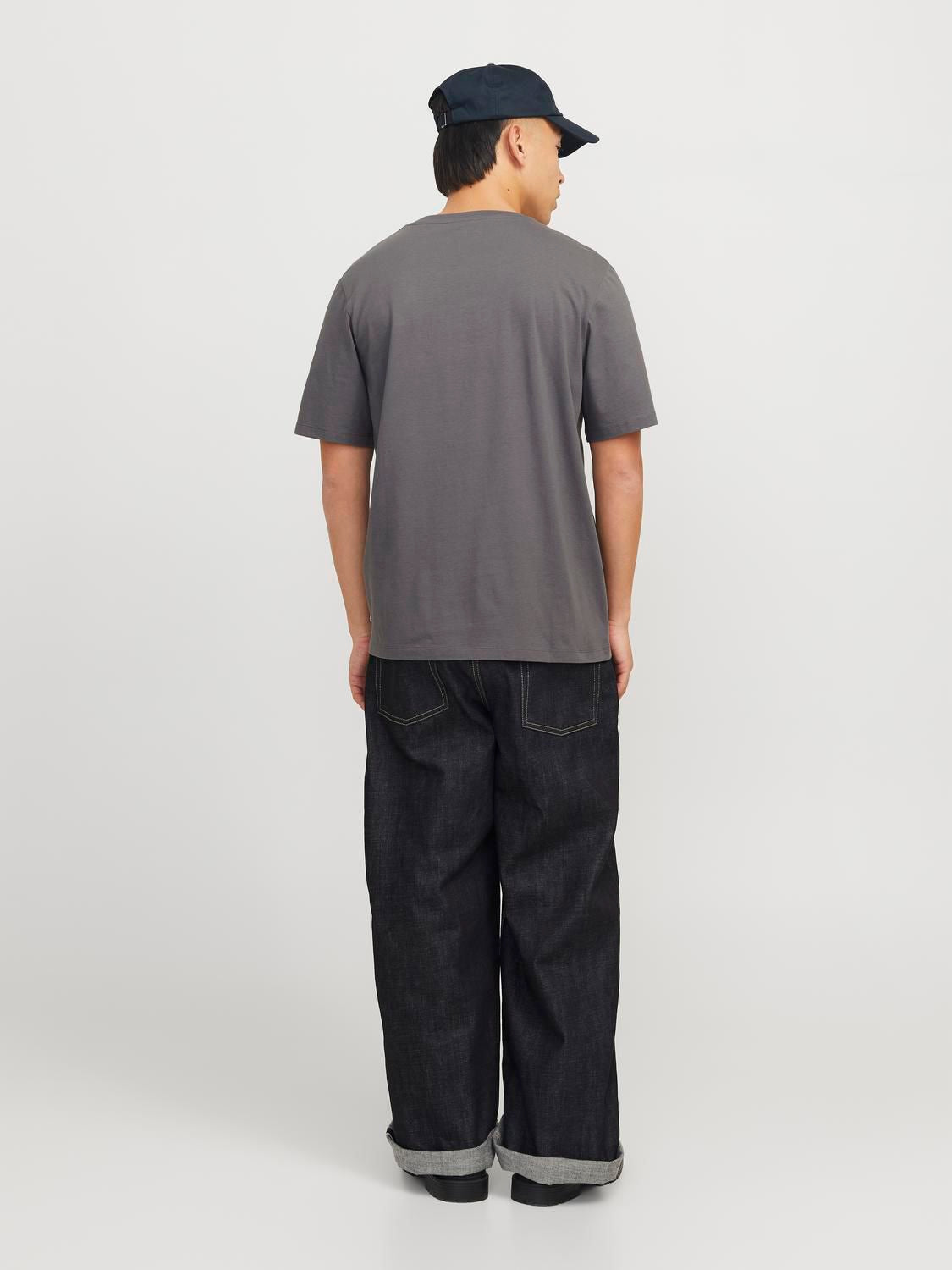 Jjeorganic Basic Tee Ss O-Neck Noos Grå