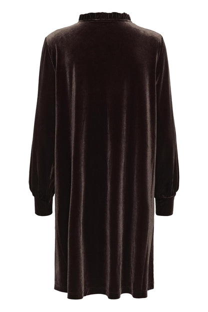 Kakelly Flounce Dress Brun