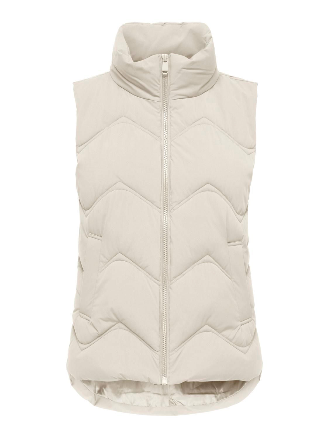 Jdypower Short Waistcoat Otw Hab Grå