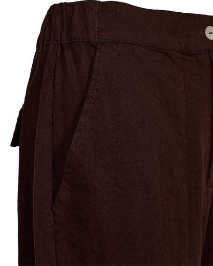 Fqlava-Pants smal Brun