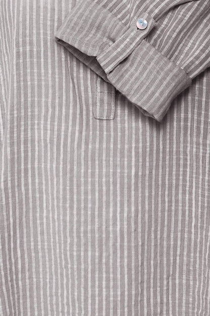Sbxalexa Stripe Blouse Grå