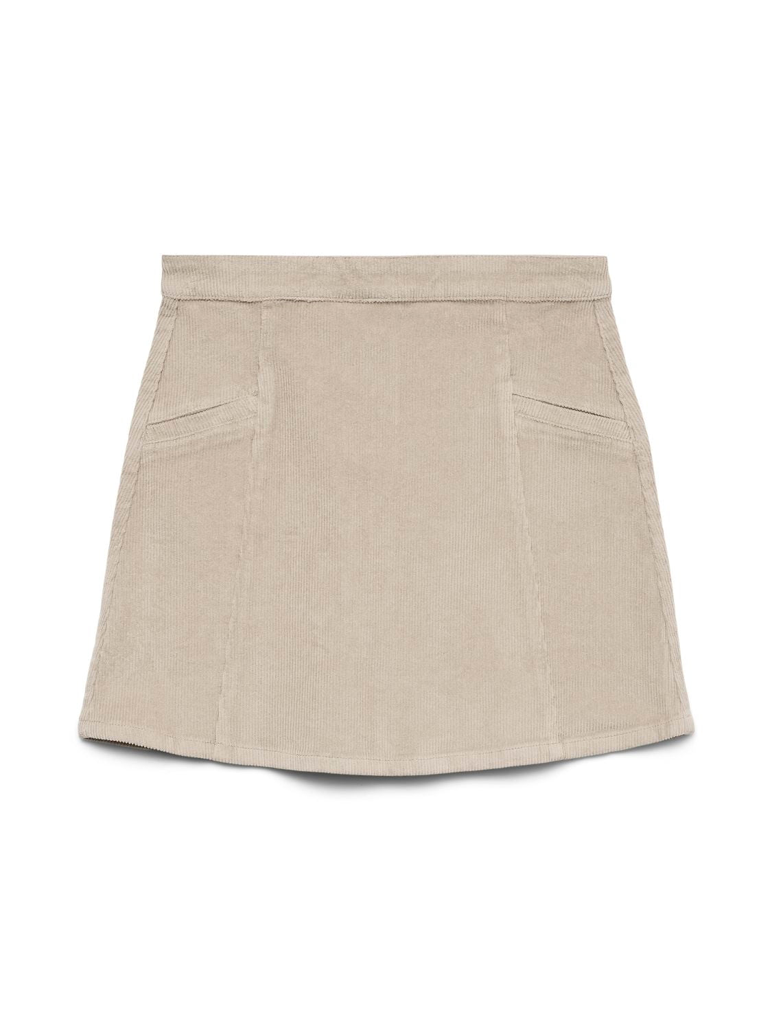 Vmkata Hr Corduroy Short Skirt Noos Grå