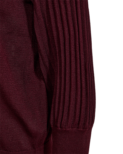 FQGLITTA-PULLOVER Burgunder