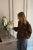Vmdora Ls Detail Plisse Top Wvn Exp Brun