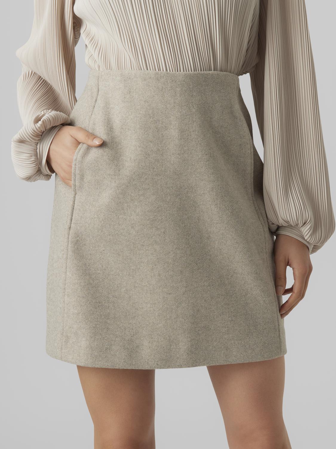 VMFORTUNEALLISON HW SHORT SKIRT GA NOOS Lysebrun