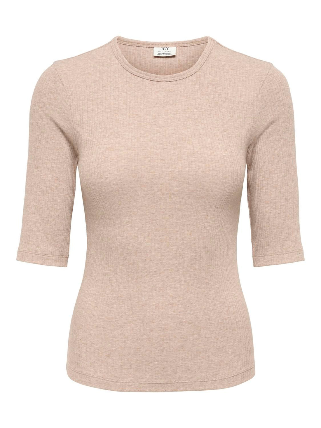 Jdyreno 2/4 O Neck Top Jrs Dia Beige