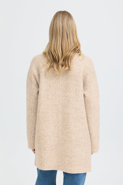 Pzlula Wing Sl. Coat Beige