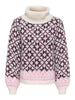 Onlcaro Ls Rollneck Cc Knt Grå