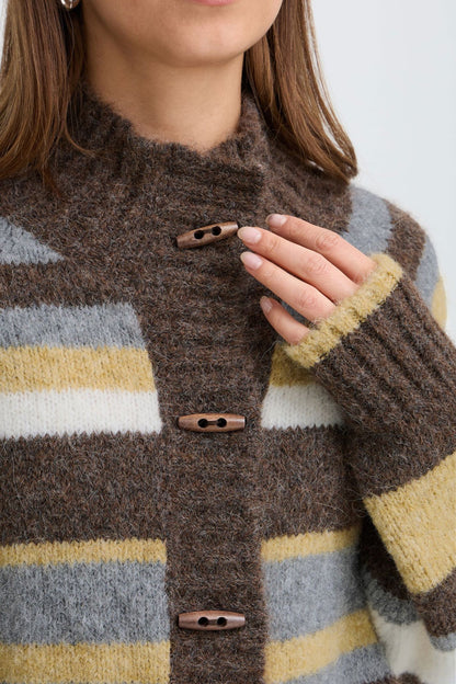 Pzgeorgie Cardigan Brun