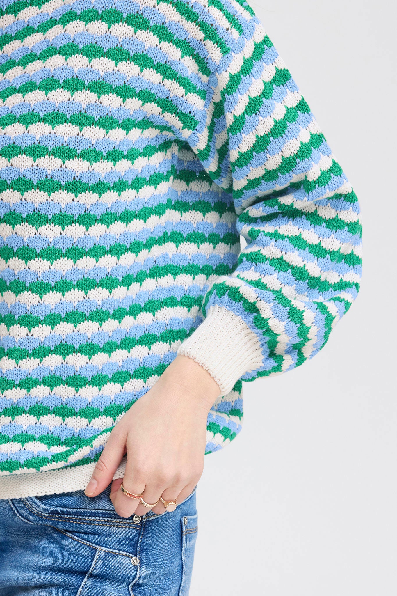 Sbsyrana Knit Blouse Grønn