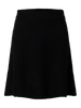 Slflulu Brushed Hw Knit Skirt Svart