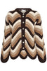 Sbbidiga Knit Cardigan Chocolate Brown