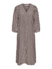 Onlrolly L/s Midi Stripe Dress Cs Wvn Grå