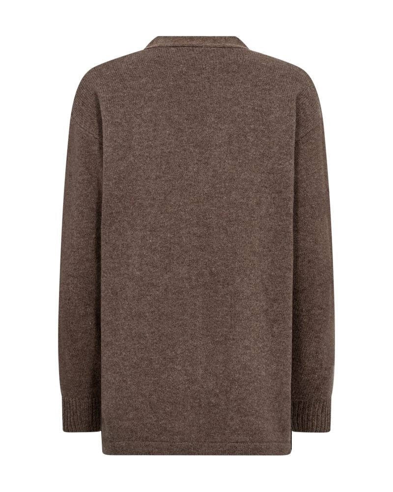 Fqwinka-Cardigan Brun