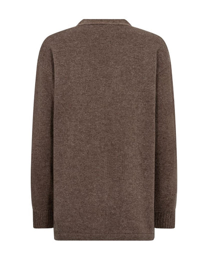 Fqwinka-Cardigan Brun