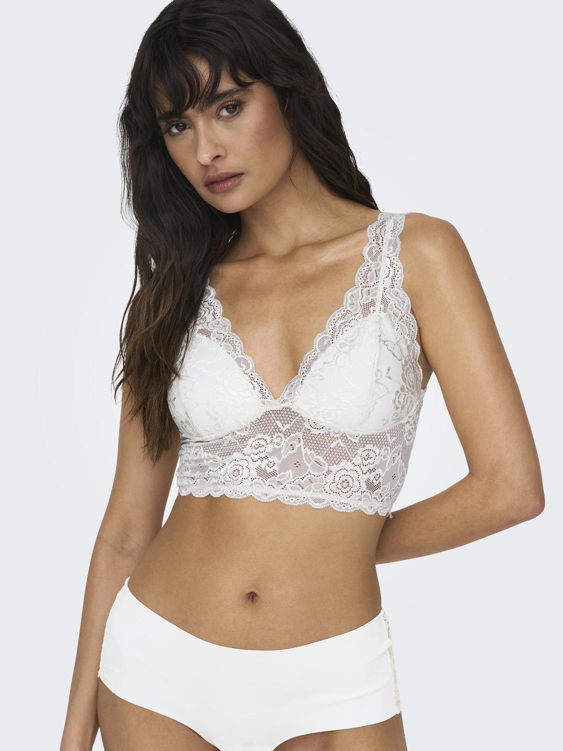 Onlchloe Lace Bra Noos Acc Hvit